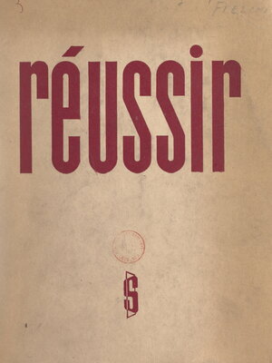 cover image of Réussir